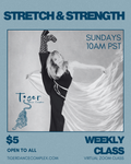 WEEKLY CLASS-Stretch & Strength 6/14
